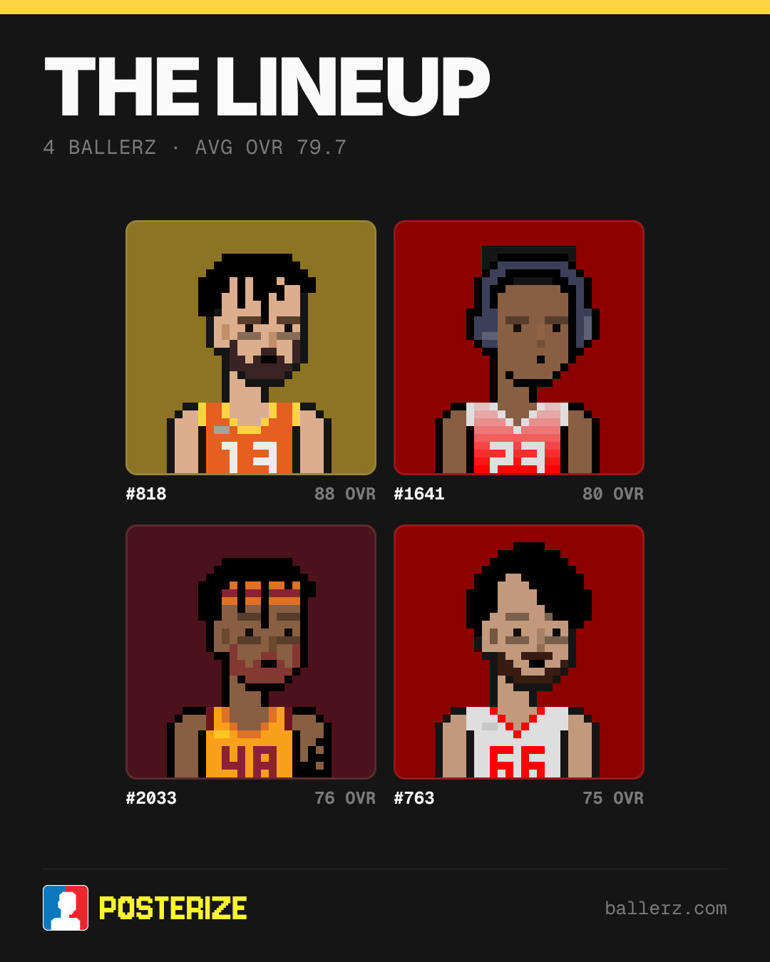 Poster of Baller #818, #1641, #2033, #763