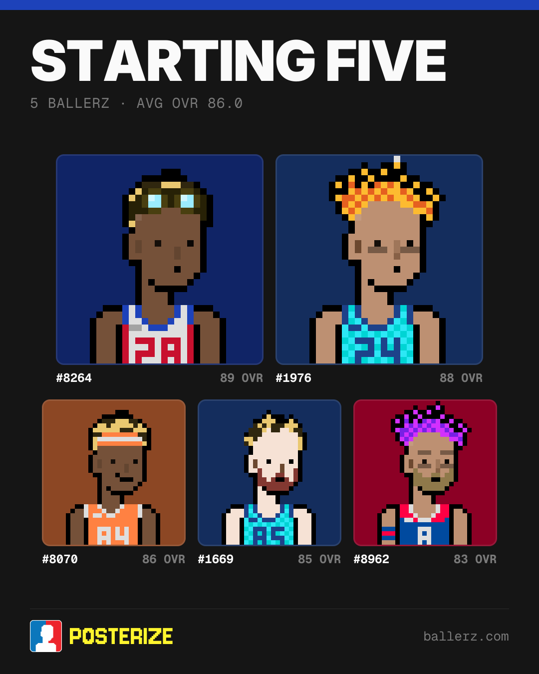 Poster of Baller #8264, #1976, #8070, #1669, #8962