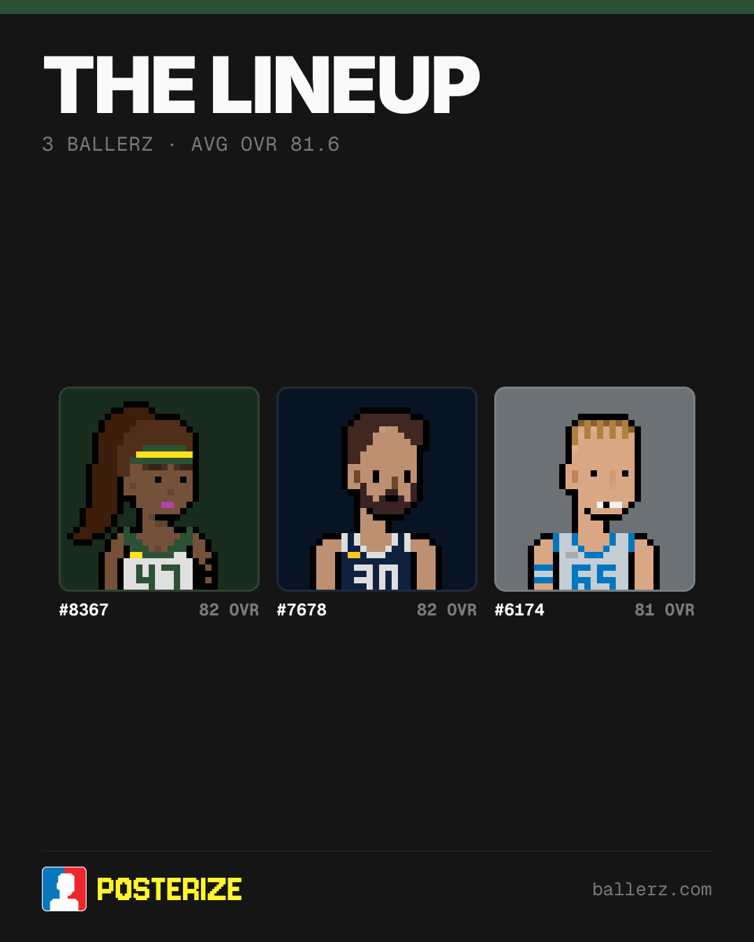 Poster of Baller #8367, #7678, #6174