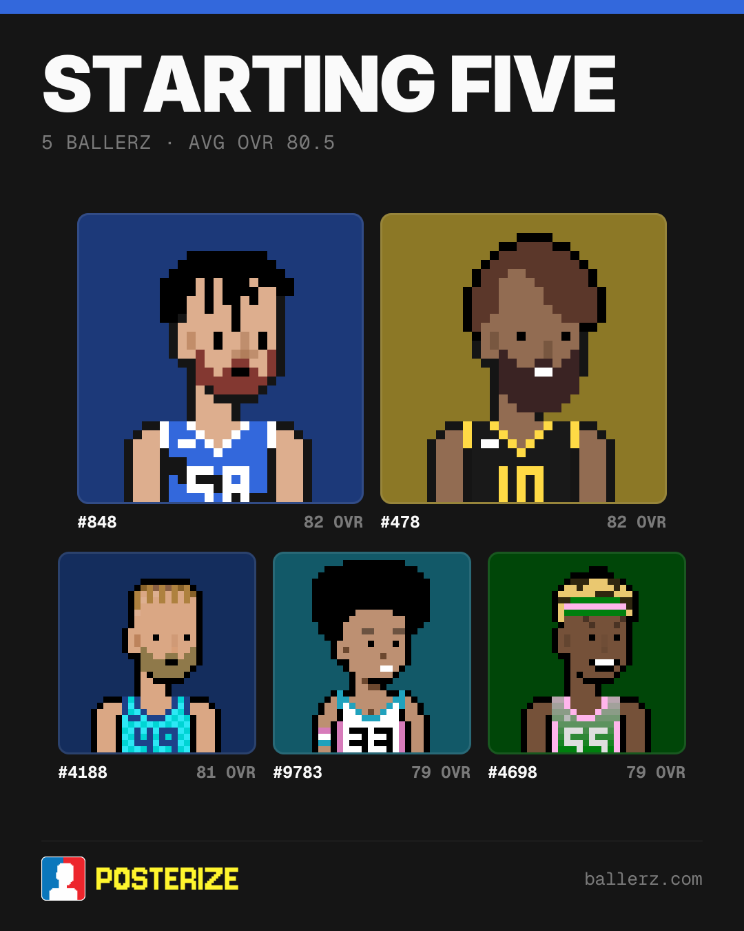 Poster of Baller #848, #478, #4188, #9783, #4698