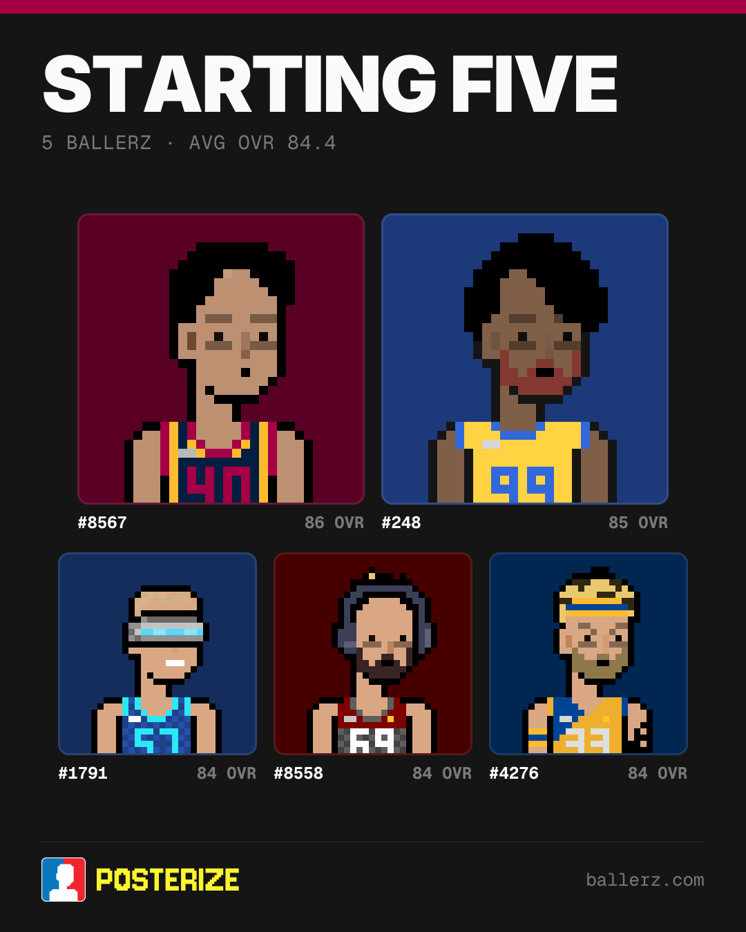 Poster of Baller #8567, #248, #1791, #8558, #4276