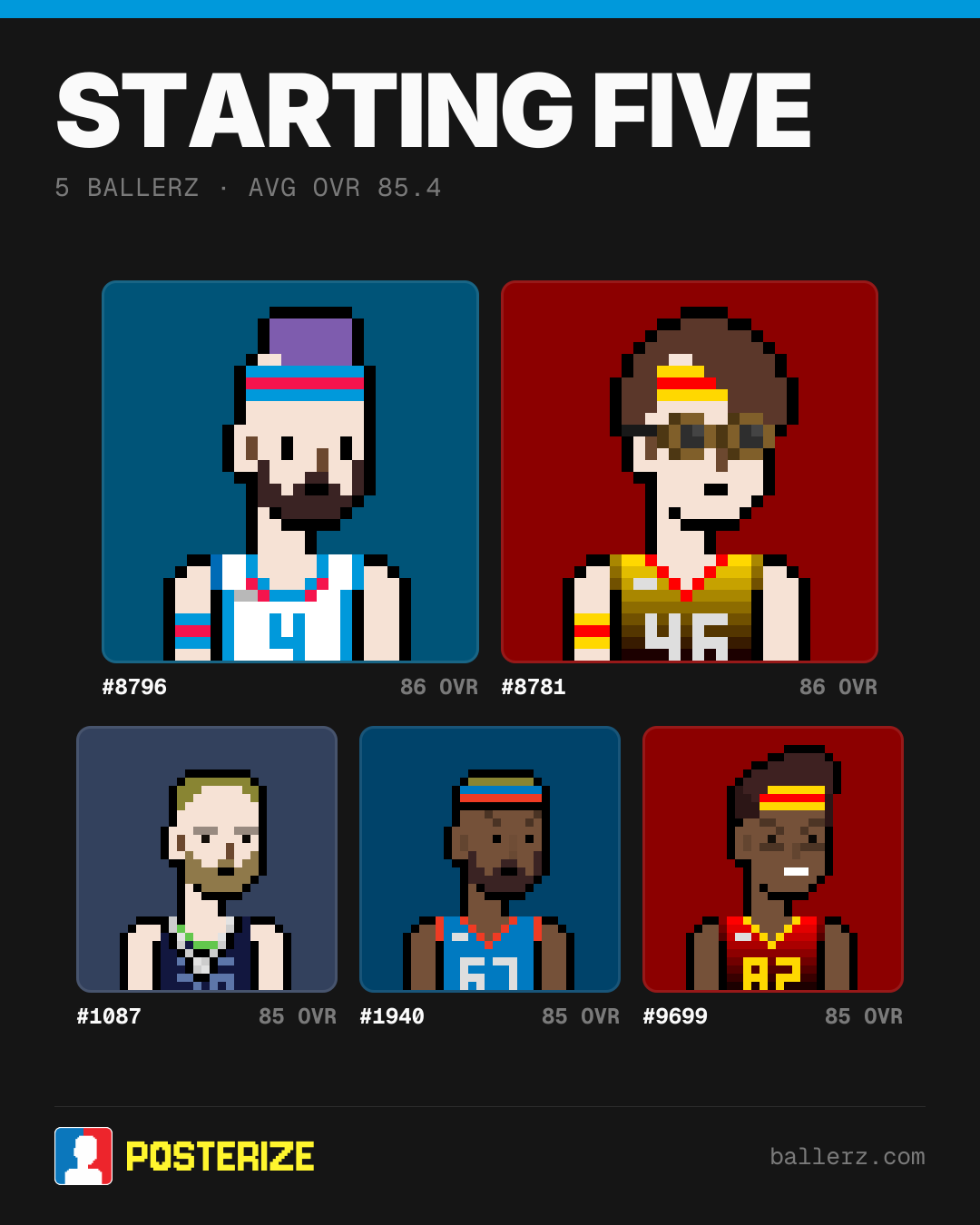 Poster of Baller #8796, #8781, #1087, #1940, #9699