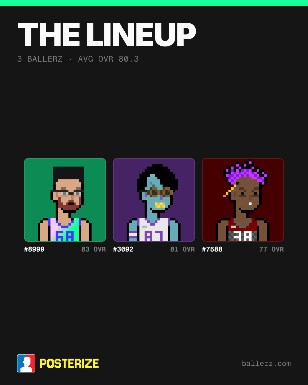 Poster of Baller #8999, #3092, #7588