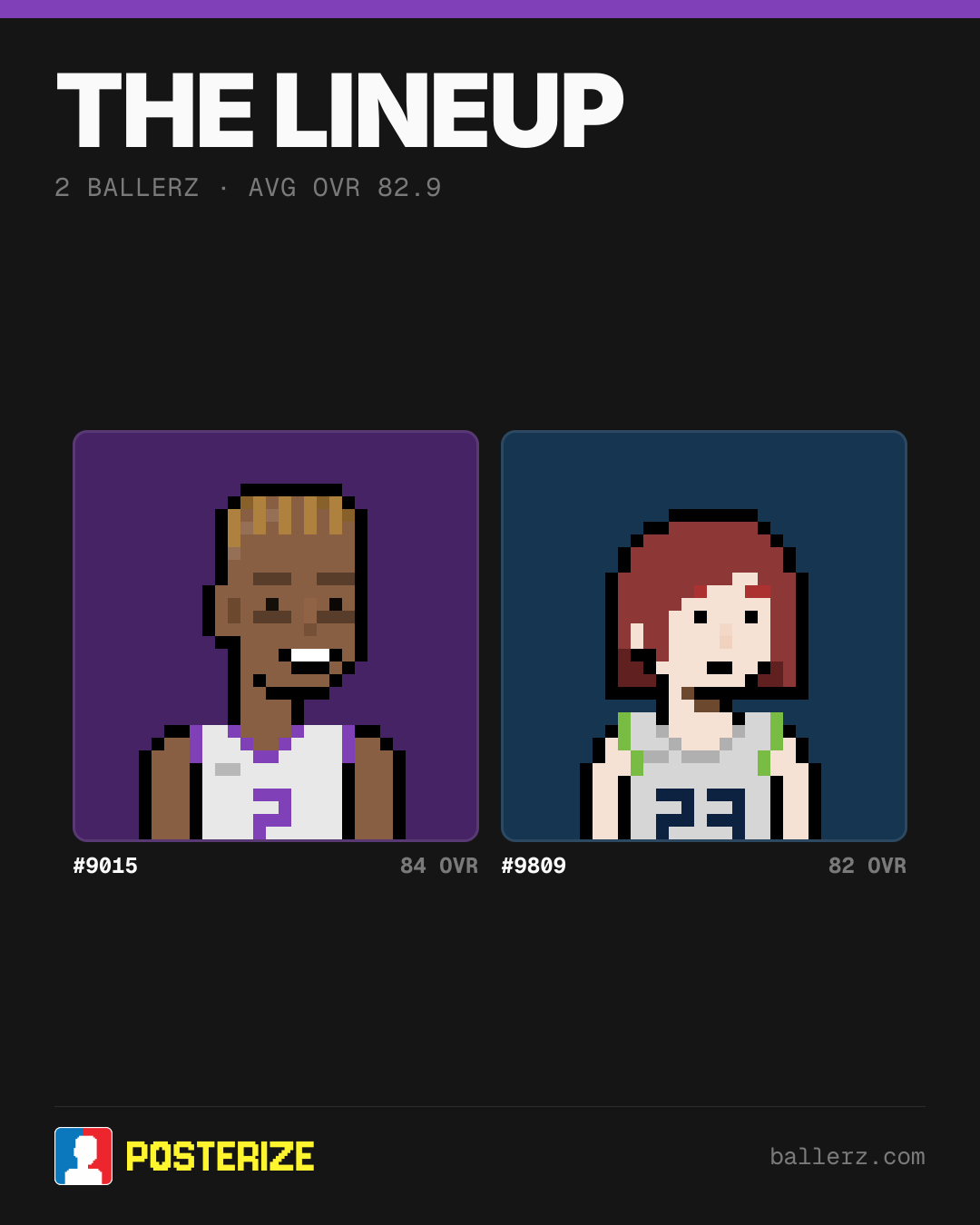 Poster of Baller #9015, #9809