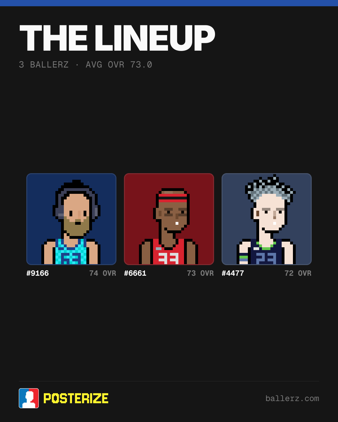 Poster of Baller #9166, #6661, #4477