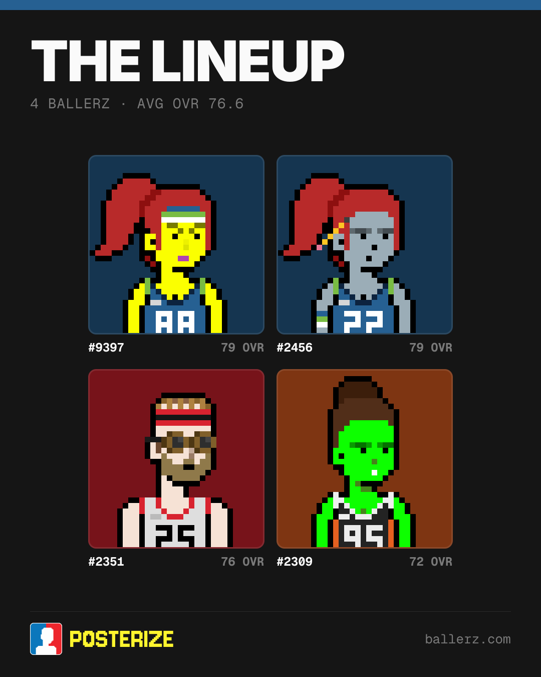 Poster of Baller #9397, #2456, #2351, #2309