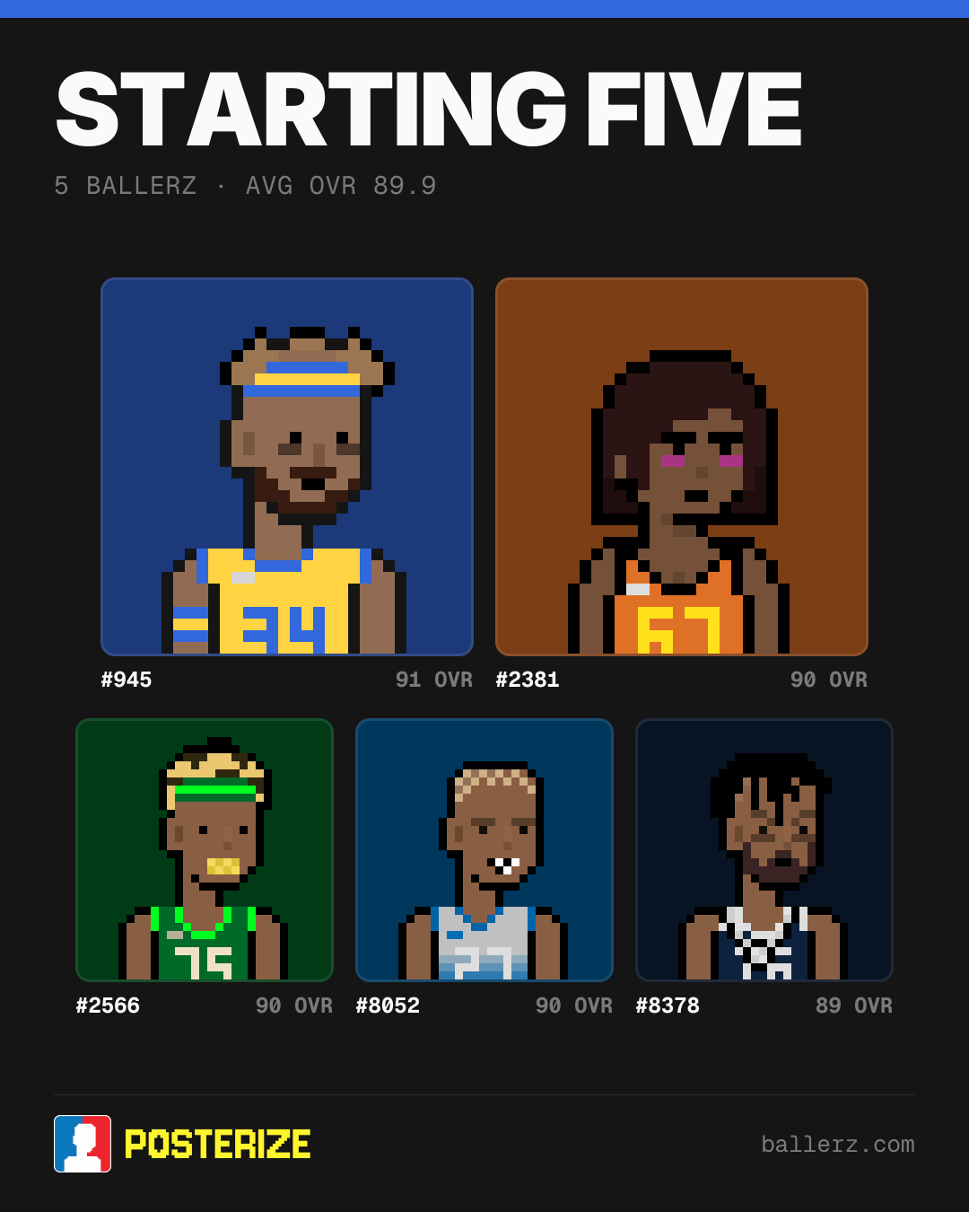 Poster of Baller #945, #2381, #2566, #8052, #8378