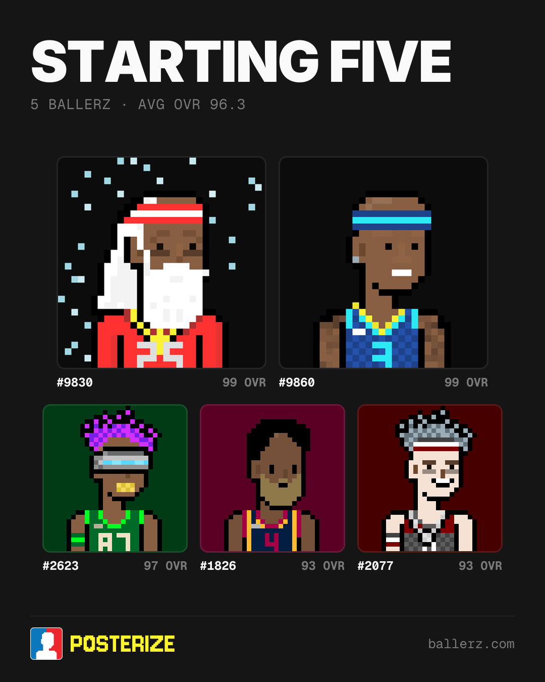 Poster of Baller #9830, #9860, #2623, #1826, #2077