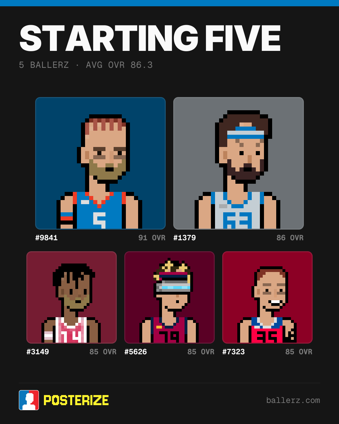 Poster of Baller #9841, #1379, #3149, #5626, #7323